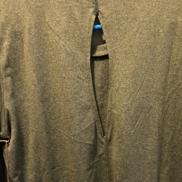 Rae Dunn keyhole longsleeve top size large “MEDITATE” - Picture 2 of 8